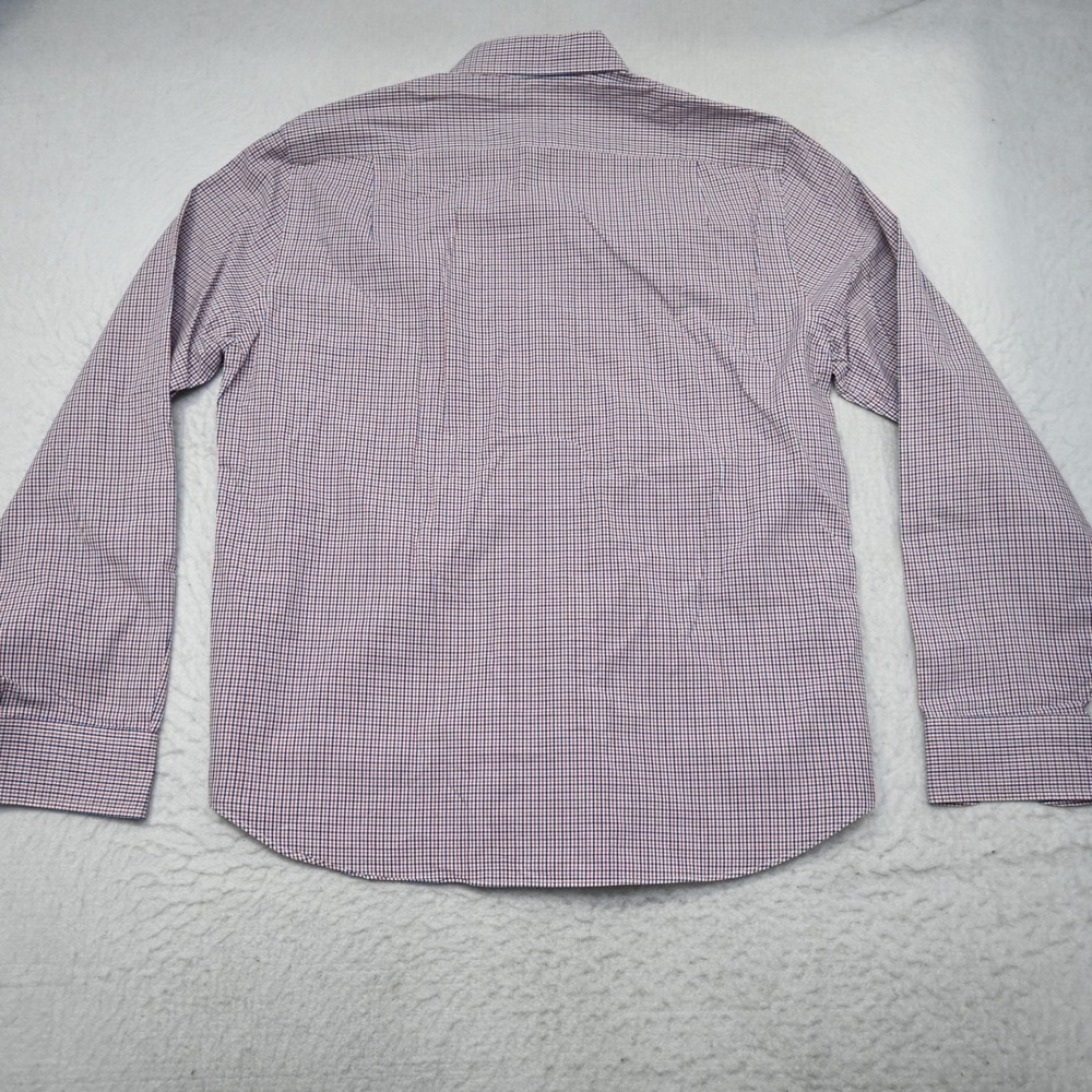 J.CREW Button Up Dress Shirt Plaid Long Sleeve Front Pocket Mens Size Large - Picture 9 of 10